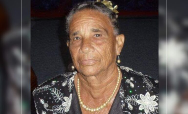 Death Announcement of 89 year old Margaretan Constant better known as mama or “sai sai“ of Petite Soufriere