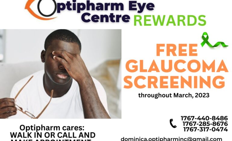 Message from Optipharm Eye Centre on Glaucoma Awareness Month