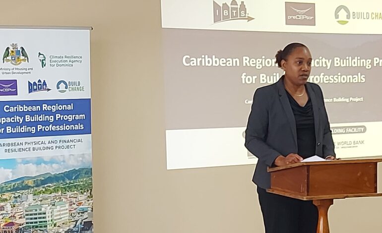  CREAD collaborates with The World Bank and Ministry of Housing and Urban Development to deliver OECS Building Code 2015 Training of the Trainers Programme in Dominica