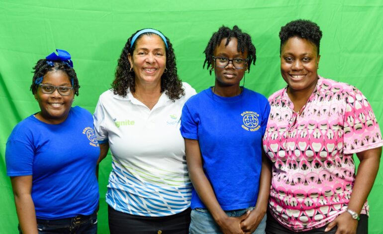 Sagicor supports Girl Guides Association of Dominica for International Women’s Day