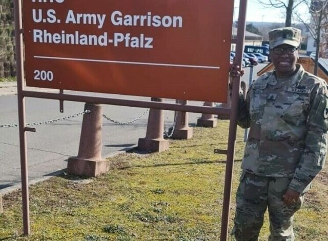U.S. Army Garrison Rheinland-Pfalz highlights 1st Sgt. Ronelle Wallace-Robinson of Dominica as part of Women’s History Month 