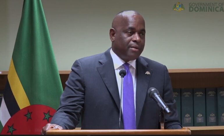 PRIME MINISTER ROOSEVELT SKERRIT ADDRESSES VIELLE CASE COUNCIL, MAKES SPECIAL ANNOUNCEMENT