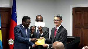  SAINT LUCIA RECEIVES XCD 18.5 MILLION FROM TAIWAN FOR CONSTITUENCY DEVELOPMENT PROGRAMME