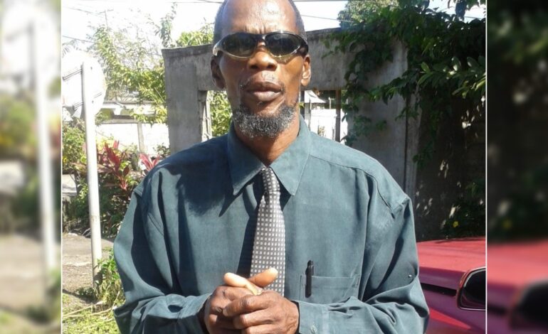 Death Announcement of 62 year old Patrickson Thomas better known as Modo of Glanvilia, Portsmouth