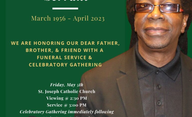 Death Announcement of 67year old Curvin Anthony Serrant of St Joseph