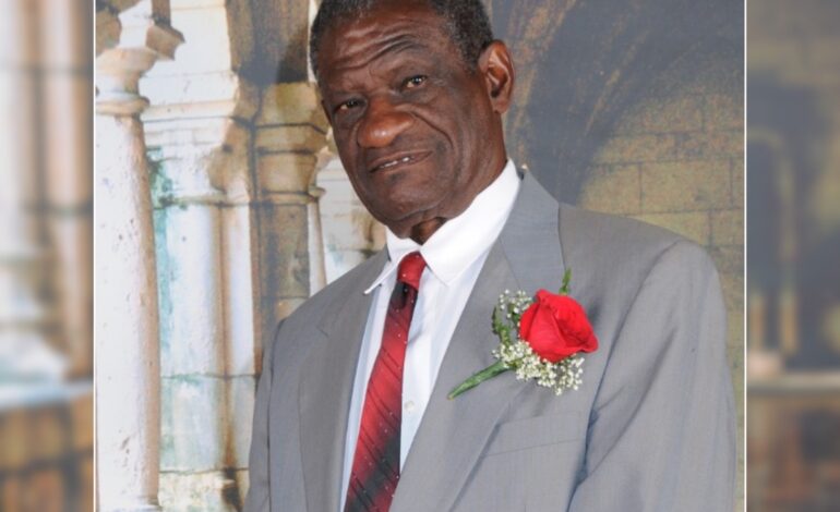 Death Announcement of Rudolph Cecil James of Newtown who resided in Morne Daniel
