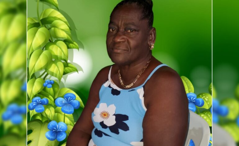 Death Announcement of 61 year old Ursuline Rolle-Roberts of Bense who resided in Antigua