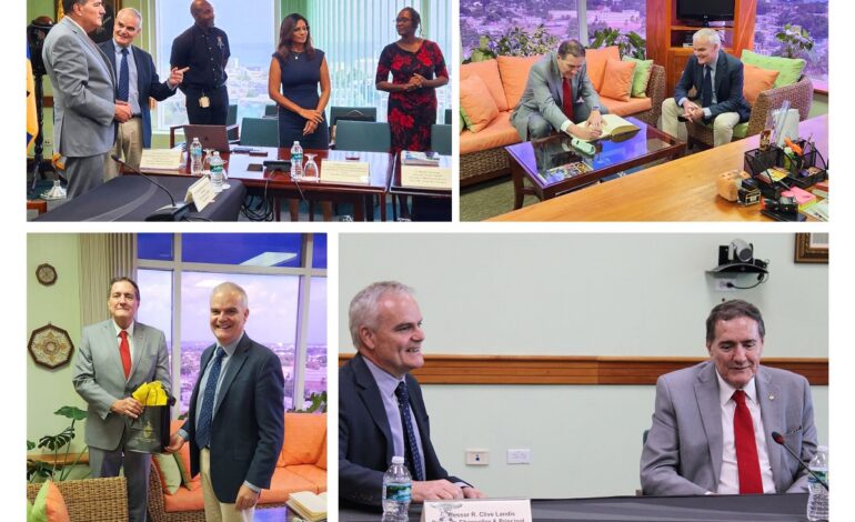 PAHO Director Discusses Opportunities for Collaboration During Visit to University of the West Indies Cave Hill Campus