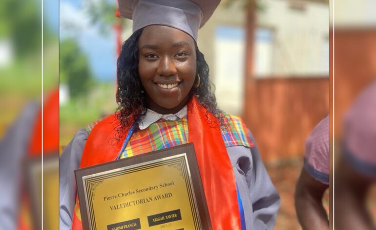  Perseverance – The key behind the success of Pierre Charles Secondary School’s Valedictorian 2023