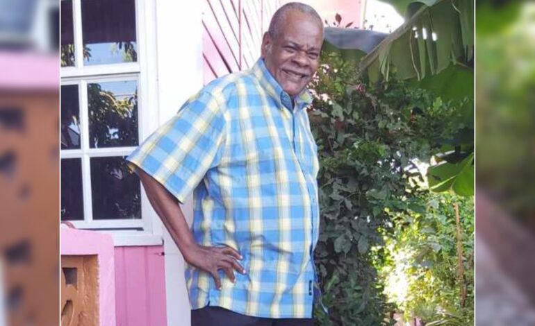 Death Announcement of 79 year old Stevenson  Hector Joseph  of Wesley who resided in Marigot and Stock farm