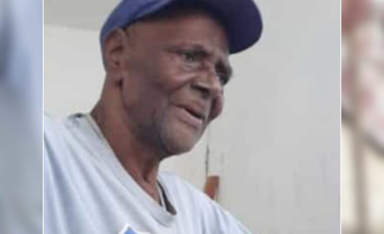 Death Announcement of 84 year old Raphael Hilaire better known as Orsule of Delices who resided in Stock Farm