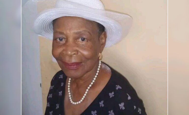 Death Announcement of 83 year old Clarita Cuffy who resided at Bath Estate