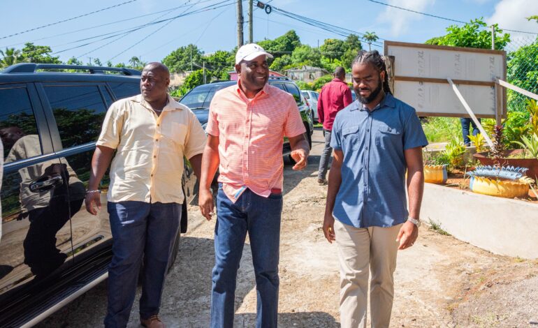  Prime Minister Hon. Roosevelt Skerrit led a Cabinet Delegation on a tour of Marigot