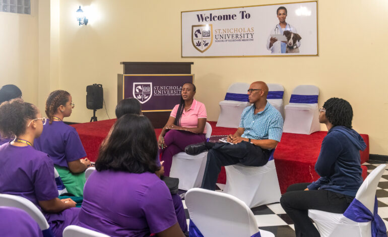 St Nicholas University School Of Veterinary Medicine Welcomes The Jamaica Veterinary Board And Its Representatives