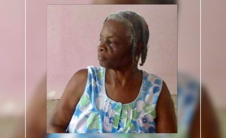 Death Announcement of 82 year old Christina Martin better known as “Baby” of Morne Jaune who resided at Canefield East