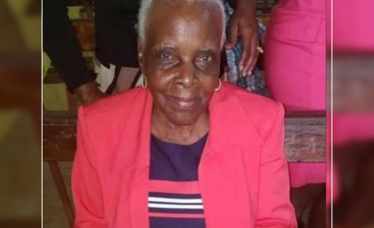 Death Announcement of 87 year old Catherina Cuffy Bannis better known as Peggy of Grand Fond