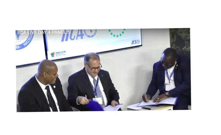 ENVIRONMENT MINISTER COZIER FREDERICK LEADS PISLM INTO A TRANSFORMATIVE PARTNERSHIP WITH IICA AT COP28