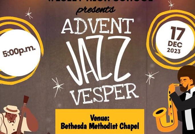 The Bethesda Methodist Congregation in collaboration with the Wesley High School presents “Advent Jazz Vesper 2023”