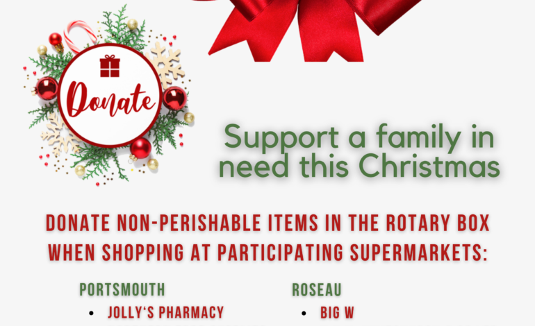 Rotary Club of Portsmouth Announces Christmas Hampers Initiative to Support Persons in Need