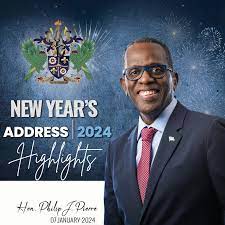 ADDRESS TO THE NATION BY HONOURABLE PHILLIP J.PIERRE NEW YEAR ADDRESS