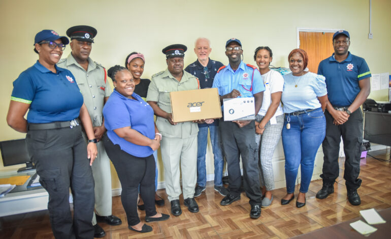 ISRAAID DONATES TO THE DOMINICA FIRE AND AMBULANCE SERVICE