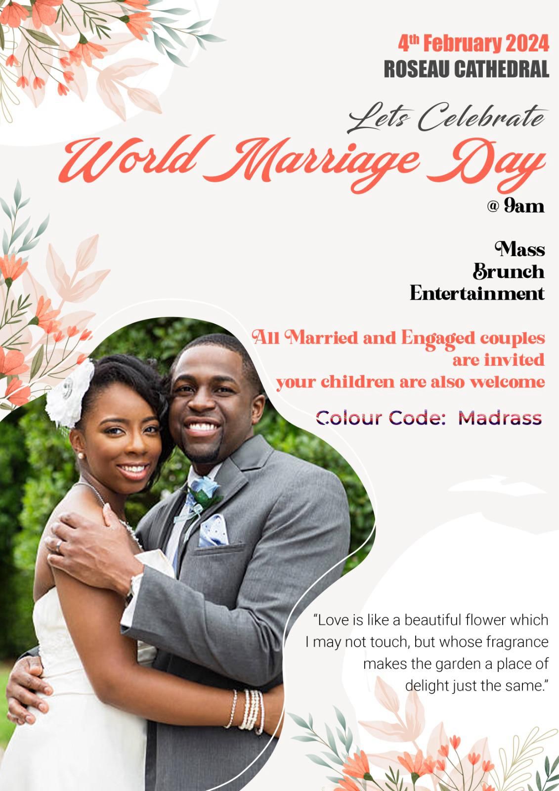 Diocese Of Roseau Celebrates World Marriage Day 2024 Emonews   IMG 20240202 WA0173 1 