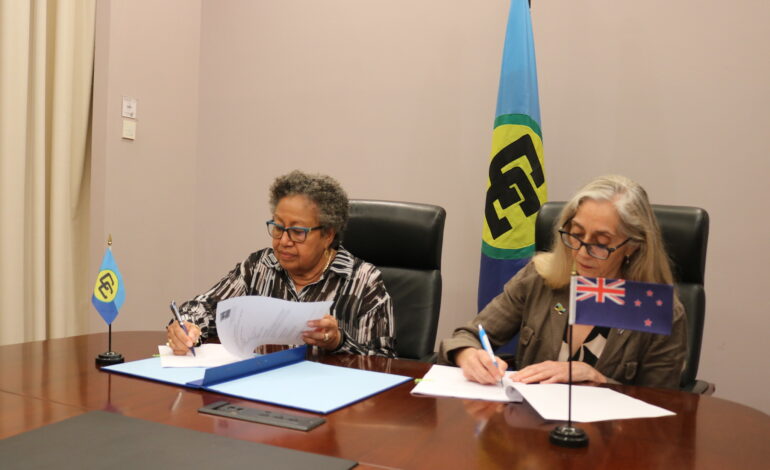 CARICOM’S FOOD SECURITY DRIVE RECEIVES USD1.6M BOOST FROM NEW ZEALAND