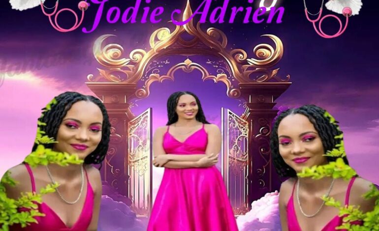 Death Announcement of 21 year old Jodie Kanisha Adrien better known as Jod Jod or Jods of Morne Rachette