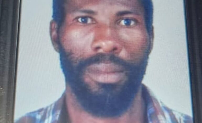 Death Announcement of Ernest Archie Charles also known as ‘Natural’, age 64 of Arrow Park, Marigot
