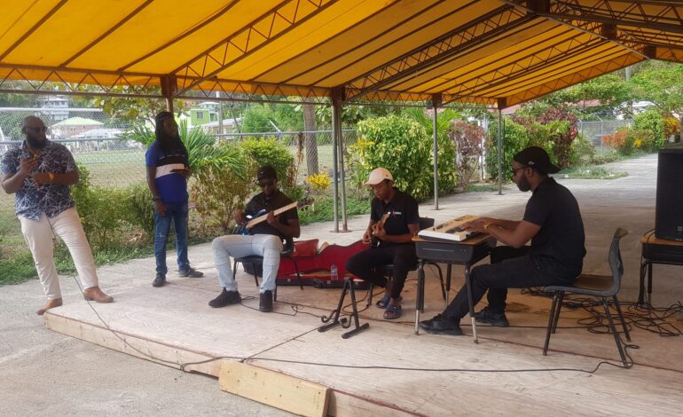 Musical workshop at Dublanc primary