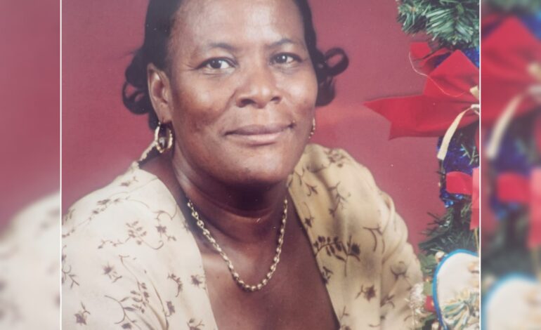 Death Announcement of Ms. Ezra Hypolite of River Street/Independence Street