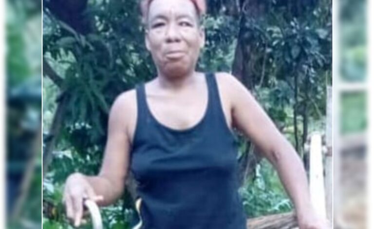  Death Announcement of 49-year-old Alexandrina Bertilia Darroux better know as Weh Weeh who resided in Salybia, Kalinago Territory.