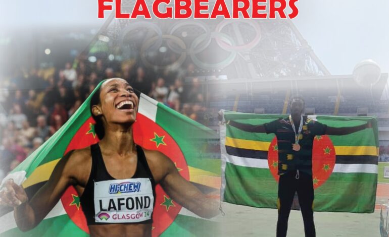  World Champion Thea Lafond Gadson and 800-meter runner Dennick Luke announced as Dominica’s Flag Bearers for Paris Olympics 2024