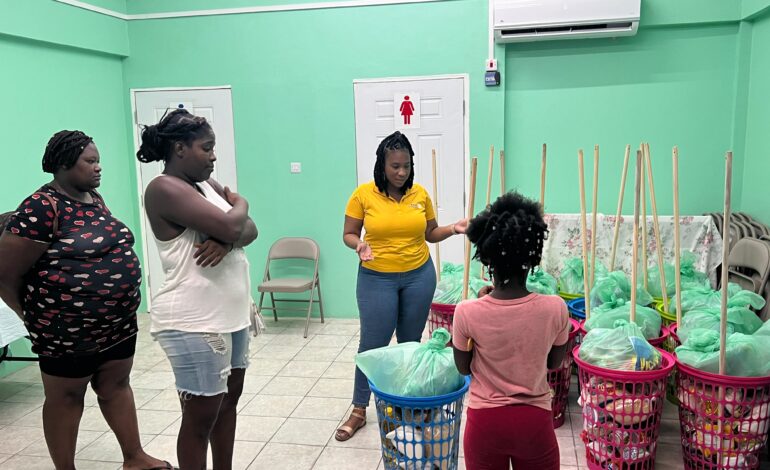 Donations to residents at Baytown, Pottersville who were affected by Hurricane Beryl