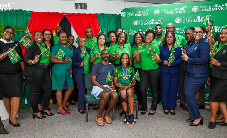 National Bank of Dominica Ltd. Celebrates Dominica’s First Olympic Champion, Thea Lafond-Gadson