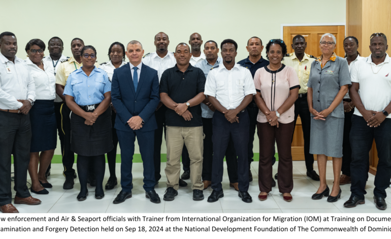 Dominica Hosts Training on Document Examination and Forgery Detection