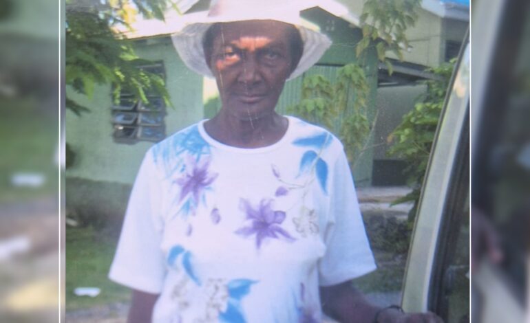 Death Announcement of 83 years old Etheline Honore Laville better known as “faye” of Penville who resided in Lagoon Portsmouth