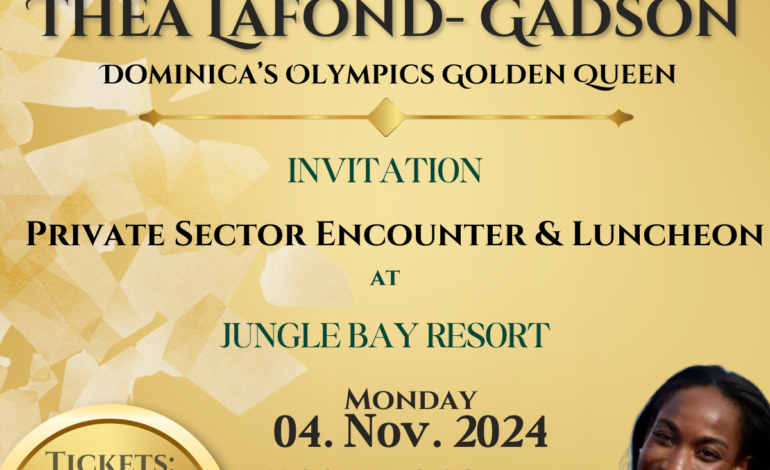  Private Sector Encounter in recognition of Her Excellency Thea Lafond-Gadson’s achievement in international sports