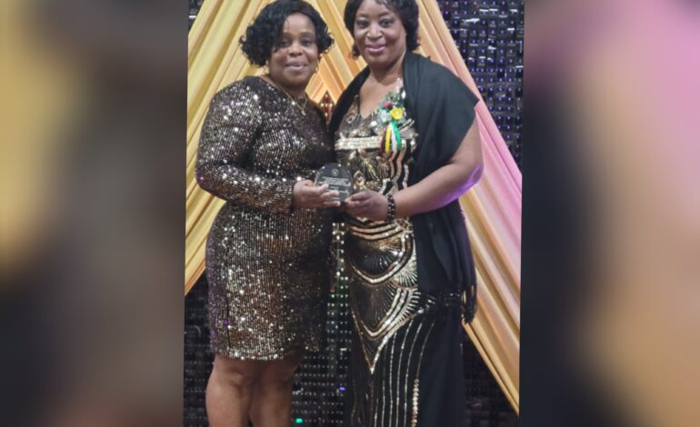  Nurse Laurent-Blaize received the Caribbean Nurses Organization (CNO) Honorary Award for 2024 at the Caribbean Nurses Organisation 33rd Biennial Conference in Guyana on Friday 25th October, 2024