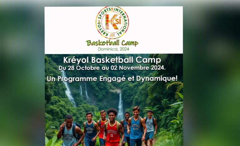 Kréyol Sports International Basketball Camp Begins in Dominica