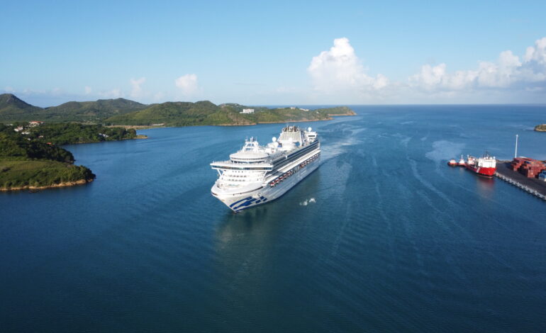 ANTIGUA CRUISE PORT WELCOMES SAPPHIRE PRINCESS ON INAUGURAL CALL