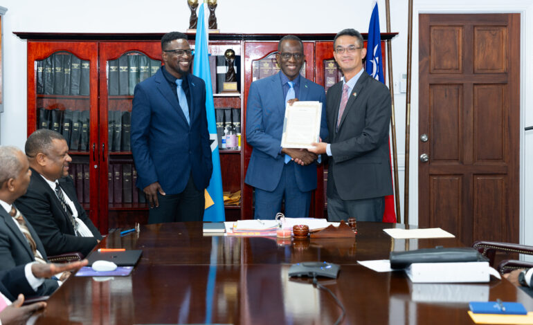 Saint Lucia Allocates $5.09 Million from the Republic of China (Taiwan) to Support Development Projects