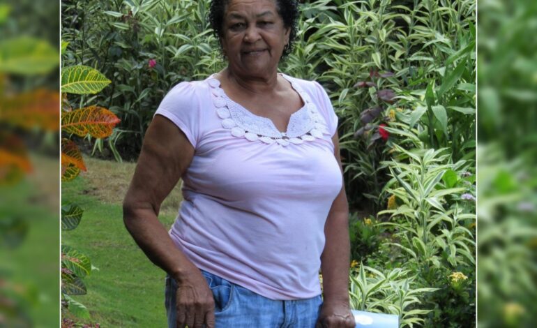 DEATH ANNOUNCEMENT OF 83-YEAR-OLD CLEMENCIA LADY DANIEL BETTER KNOWN AS “TANTI” OF LARONDE, LAPLAINE