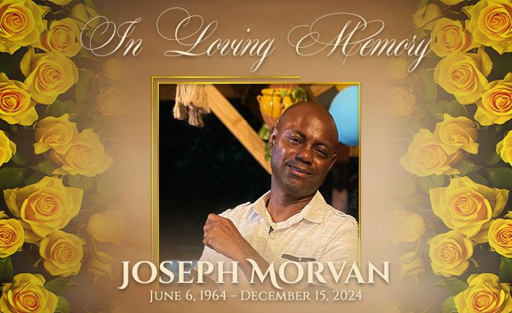 Death Announcement of Mr. Joseph Morvan, also known as Linton Morvan, aged 60 of Clifton, who formerly resided at Savanne Paille