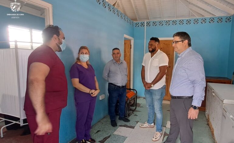 Solidarity in action: professionals from Cuba and Dominica united in a Health Fair in Mahaut.