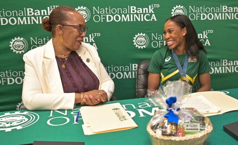 The National Bank of Dominica Ltd. Names Thea Lafond-Gadson Brand Ambassador to Kickstart 2025!