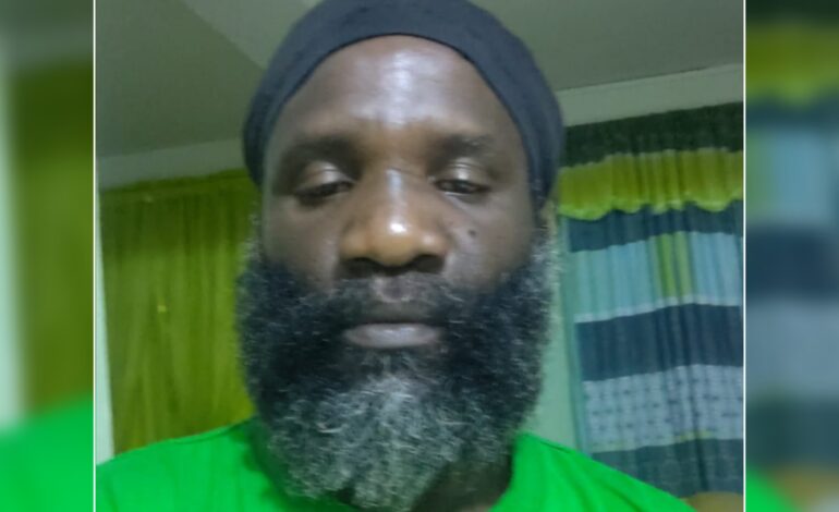 Death Announcement of 50 year old Ornis Linton Royer of Vieille Case better known as Ernest, Black and Big Bang who resided in Glanvillia,  Portsmouth