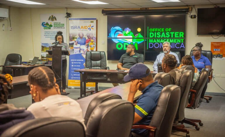 IsraAID Donates Drone and Conducts Training to Strengthen Disaster Response in Dominica