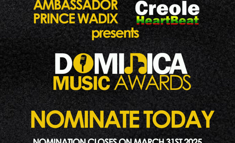  Exciting News! Nominations Open for the 2025 Dominica Music Awards