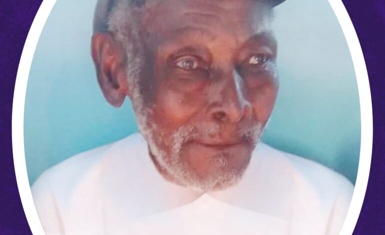 Death Announcement of 81 year old Johnson Jno Baptiste, affectionately known as “JohJoh”, from Morne Rachette.